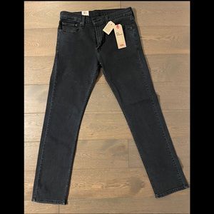 Levi’s 513 Slim Straight 32x34 Stretch Black NWT